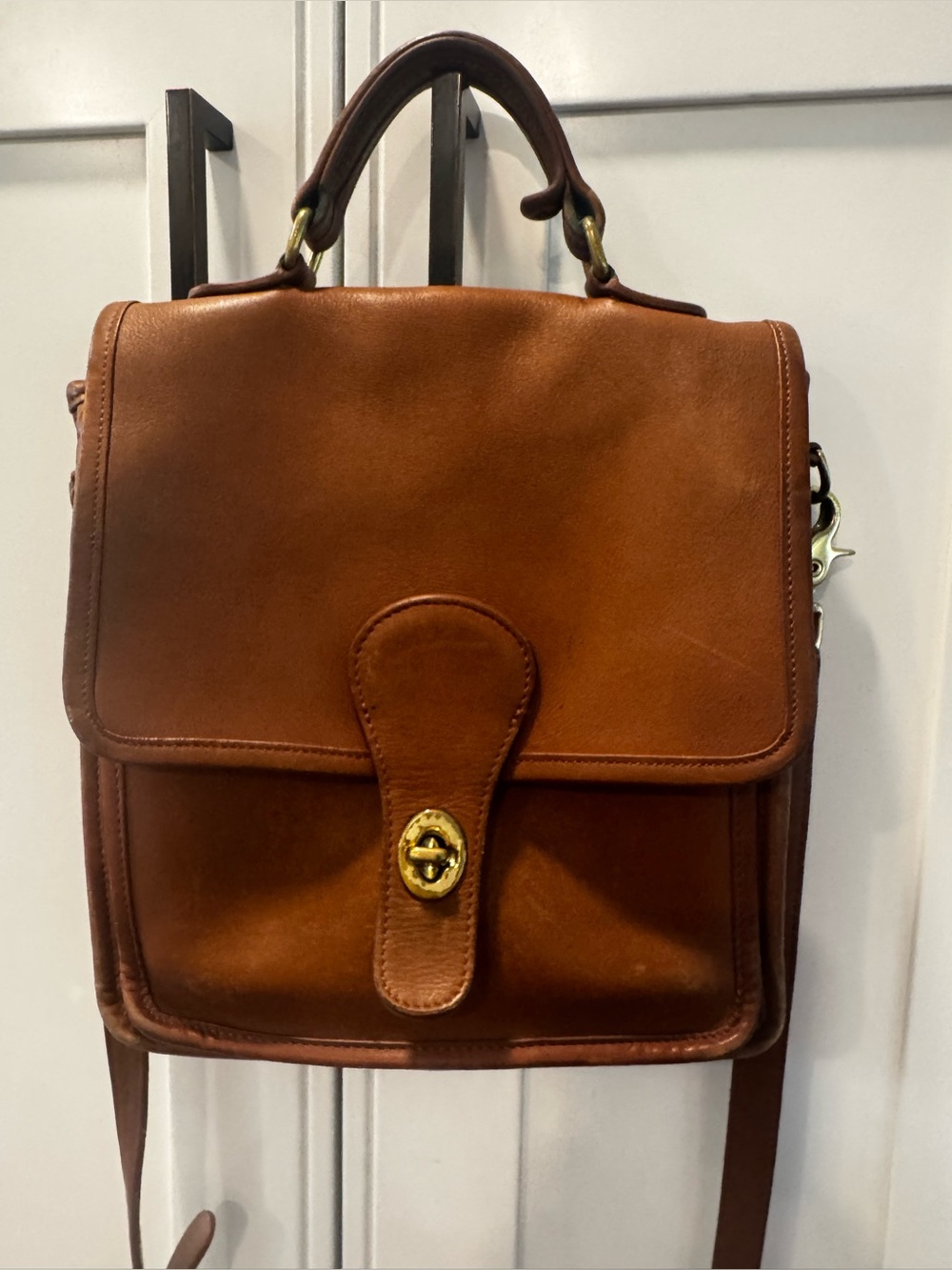 Vintage Leather Coach Station Bag 5130 Brown Crossbody Purse Handbag